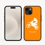 כיסוי בעיצוב אישי עם השם שלך לדגם - Apple iPhone 16e בעיצוב מוטוקרוס