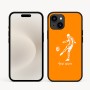 כיסוי בעיצוב אישי עם השם שלך לדגם - Apple iPhone 16e בעיצוב שחקן כדורגל