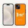 כיסוי בעיצוב אישי עם השם שלך לדגם - Apple iPhone 16e בעיצוב נוסחת אלברט איינשטיין