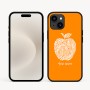 כיסוי בעיצוב אישי עם השם שלך לדגם - Apple iPhone 16e בעיצוב הדפס תפוח