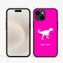 כיסוי בעיצוב אישי עם השם שלך לדגם - Apple iPhone 16e בעיצוב דינוזאור