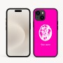 כיסוי בעיצוב אישי עם השם שלך לדגם - Apple iPhone 16e בעיצוב פני אריה