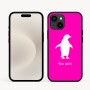 כיסוי בעיצוב אישי עם השם שלך לדגם - Apple iPhone 16e בעיצוב פינגווין