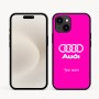 כיסוי בעיצוב אישי עם השם שלך לדגם - Apple iPhone 16e בעיצוב אאודי
