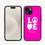 כיסוי בעיצוב אישי עם השם שלך לדגם - Apple iPhone 16e בעיצוב אהבה