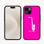 כיסוי בעיצוב אישי עם השם שלך לדגם - Apple iPhone 16e בעיצוב סקסופון