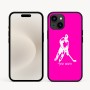 כיסוי בעיצוב אישי עם השם שלך לדגם - Apple iPhone 16e בעיצוב שחקן הוקי