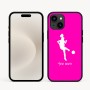 כיסוי בעיצוב אישי עם השם שלך לדגם - Apple iPhone 16e בעיצוב שחקנית כדורגל - אישה