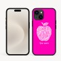 כיסוי בעיצוב אישי עם השם שלך לדגם - Apple iPhone 16e בעיצוב הדפס תפוח
