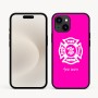 כיסוי בעיצוב אישי עם השם שלך לדגם - Apple iPhone 16e בעיצוב כבאי - תגית