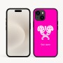 כיסוי בעיצוב אישי עם השם שלך לדגם - Apple iPhone 16e בעיצוב פרחי קרן