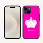 כיסוי בעיצוב אישי עם השם שלך לדגם - Apple iPhone 16e בעיצוב כתר מלכותי