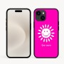 כיסוי בעיצוב אישי עם השם שלך לדגם - Apple iPhone 16e בעיצוב שמש