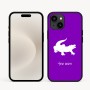 כיסוי בעיצוב אישי עם השם שלך לדגם - Apple iPhone 16e בעיצוב תנין
