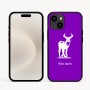 כיסוי בעיצוב אישי עם השם שלך לדגם - Apple iPhone 16e בעיצוב צבי