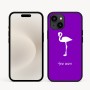 כיסוי בעיצוב אישי עם השם שלך לדגם - Apple iPhone 16e בעיצוב אנפה