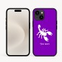 כיסוי בעיצוב אישי עם השם שלך לדגם - Apple iPhone 16e בעיצוב עקרב