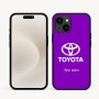 כיסוי בעיצוב אישי עם השם שלך לדגם - Apple iPhone 16e בעיצוב טויוטה