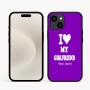 כיסוי בעיצוב אישי עם השם שלך לדגם - Apple iPhone 16e בעיצוב אוהב את החברה שלי
