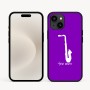 כיסוי בעיצוב אישי עם השם שלך לדגם - Apple iPhone 16e בעיצוב סקסופון