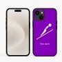 כיסוי בעיצוב אישי עם השם שלך לדגם - Apple iPhone 16e בעיצוב קפיצת סקי אולימפית