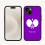 כיסוי בעיצוב אישי עם השם שלך לדגם - Apple iPhone 16e בעיצוב פינג פונג
