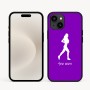 כיסוי בעיצוב אישי עם השם שלך לדגם - Apple iPhone 16e בעיצוב רץ רץ אישה