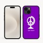 כיסוי בעיצוב אישי עם השם שלך לדגם - Apple iPhone 16e בעיצוב גלובוסי שלום