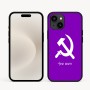 כיסוי בעיצוב אישי עם השם שלך לדגם - Apple iPhone 16e בעיצוב פטיש ומגל