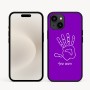 כיסוי בעיצוב אישי עם השם שלך לדגם - Apple iPhone 16e בעיצוב יד