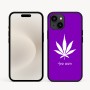 כיסוי בעיצוב אישי עם השם שלך לדגם - Apple iPhone 16e בעיצוב עלה מריחואנה - גראס