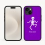 כיסוי בעיצוב אישי עם השם שלך לדגם - Apple iPhone 16e בעיצוב סקלטון