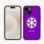 כיסוי בעיצוב אישי עם השם שלך לדגם - Apple iPhone 16e בעיצוב שלג