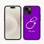 כיסוי בעיצוב אישי עם השם שלך לדגם - Apple iPhone 16e בעיצוב סטטוסקופ רופא