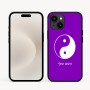 כיסוי בעיצוב אישי עם השם שלך לדגם - Apple iPhone 16e בעיצוב סמל יינג יאנג