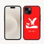 כיסוי בעיצוב אישי עם השם שלך לדגם - Apple iPhone 16e בעיצוב נשר אמריקאי