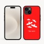 כיסוי בעיצוב אישי עם השם שלך לדגם - Apple iPhone 16e בעיצוב עטלפים