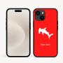 כיסוי בעיצוב אישי עם השם שלך לדגם - Apple iPhone 16e בעיצוב כריש ראש פטיש