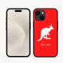 כיסוי בעיצוב אישי עם השם שלך לדגם - Apple iPhone 16e בעיצוב קנגורו
