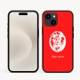 כיסוי בעיצוב אישי עם השם שלך לדגם - Apple iPhone 16e בעיצוב פני אריה