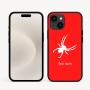 כיסוי בעיצוב אישי עם השם שלך לדגם - Apple iPhone 16e בעיצוב עכביש