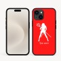 כיסוי בעיצוב אישי עם השם שלך לדגם - Apple iPhone 16e בעיצוב אישה שטן