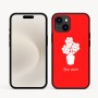 כיסוי בעיצוב אישי עם השם שלך לדגם - Apple iPhone 16e בעיצוב פרח