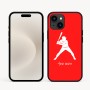 כיסוי בעיצוב אישי עם השם שלך לדגם - Apple iPhone 16e בעיצוב שחקן בייסבול