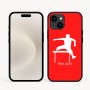 כיסוי בעיצוב אישי עם השם שלך לדגם - Apple iPhone 16e בעיצוב קפיצת משוכות