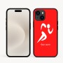 כיסוי בעיצוב אישי עם השם שלך לדגם - Apple iPhone 16e בעיצוב רצים אולימפיים