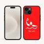כיסוי בעיצוב אישי עם השם שלך לדגם - Apple iPhone 16e בעיצוב כדור מים אולימפי