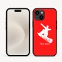 כיסוי בעיצוב אישי עם השם שלך לדגם - Apple iPhone 16e בעיצוב סנובורדיסט