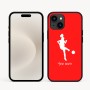כיסוי בעיצוב אישי עם השם שלך לדגם - Apple iPhone 16e בעיצוב שחקנית כדורגל - אישה