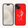 כיסוי בעיצוב אישי עם השם שלך לדגם - Apple iPhone 16e בעיצוב שחקן כדורגל